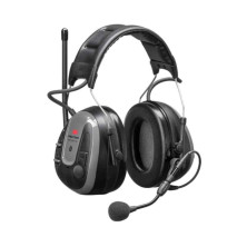 3M™ PELTOR™ WS™ ALERT™ XP ‑kuulonsuojaimet, Bluetooth®, FM-radio, harmaa, päälakisanka, MRX21A5WS6