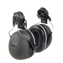 3M™ PELTOR™ Kuulonsuojain, musta, kypäräkiinnitys, X5P3