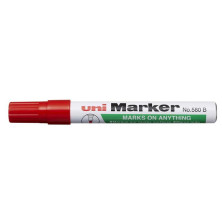 Tussi UNI-Marker 580B 1-5 mm, Punainen, 49984