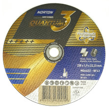 Katkaisulaikka Norton QUANTUM3 230X1,9X22, INOX
