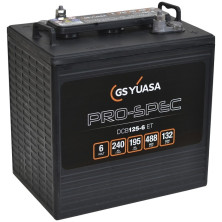 Yuasa DCB125-6 DT massalevyakku 6V 240Ah | Pro-Spec
