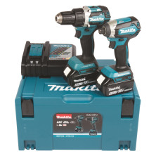 Combokit Makita DLX2189TJ 18V, DDF484+DTD153, 2X5,0Ah