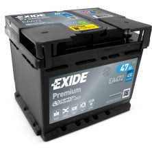 Käynnistysakku Exide Premium EA472, 12V, 47Ah, 450A