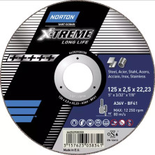Katkaisulaikka Norton X-Treme LIFE 125X2,5X22, INOX