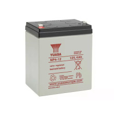 Yuasa NP4-12 AGM-akku 12V 4Ah – huoltovapaa VRLA-akku UPS- ja hätäkäyttöön