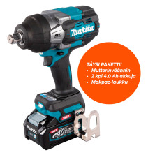 Akkumutterinväännin Makita TW001GM201 40V, XGT